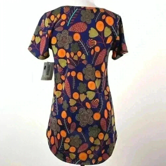 New Lularoe Classic T top Sz XXS 00-0 tunic floral - Picture 5 of 11